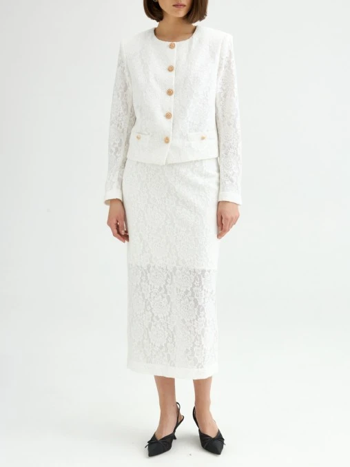 Жакет кружевной EMILIA DELL'ORO