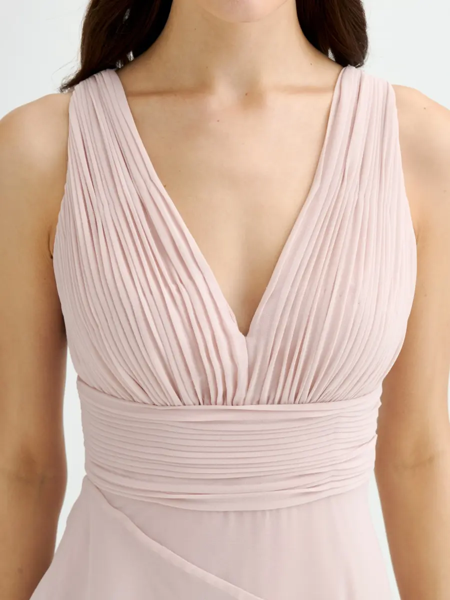 Платье однотонное