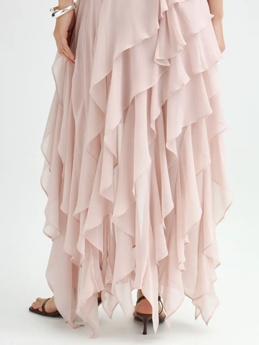 Платье однотонное