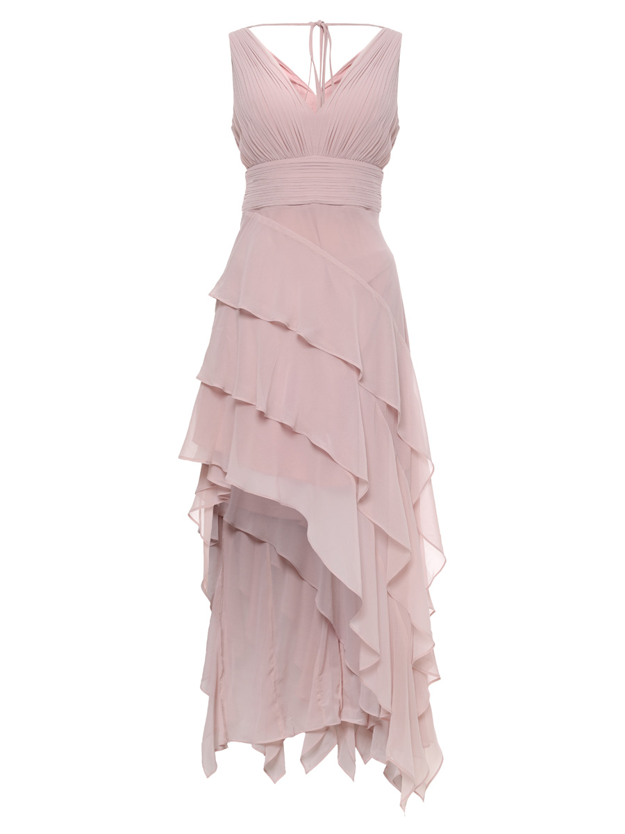 Платье однотонное