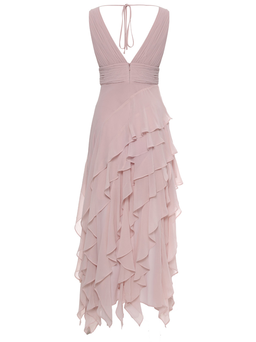 Платье однотонное