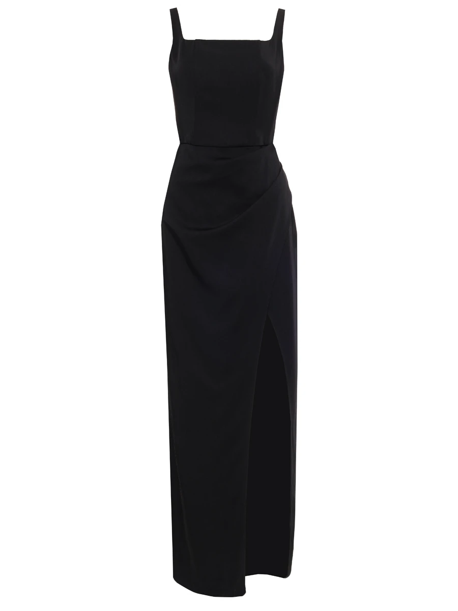 Платье однотонное