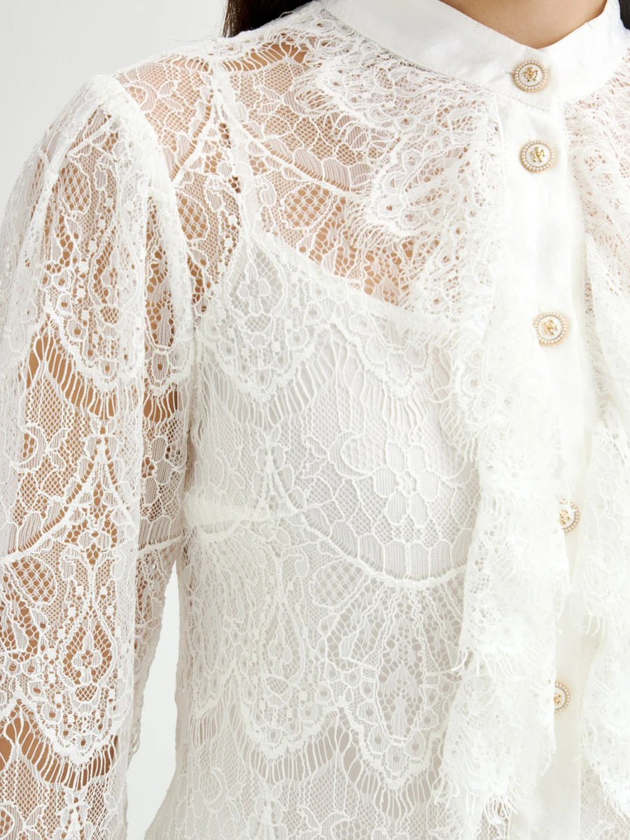 Блуза кружевная