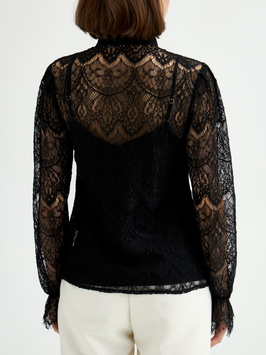 Блуза кружевная