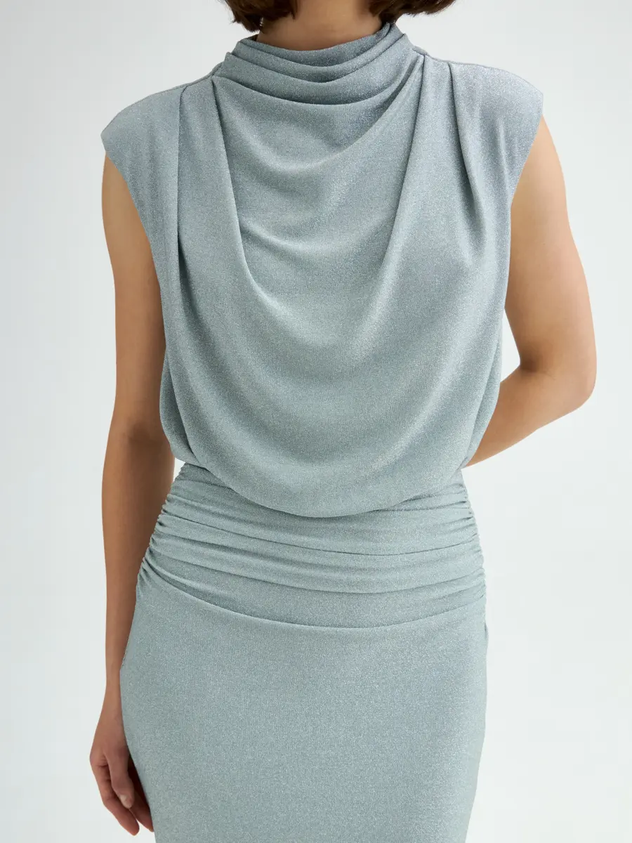 Платье с люрексом