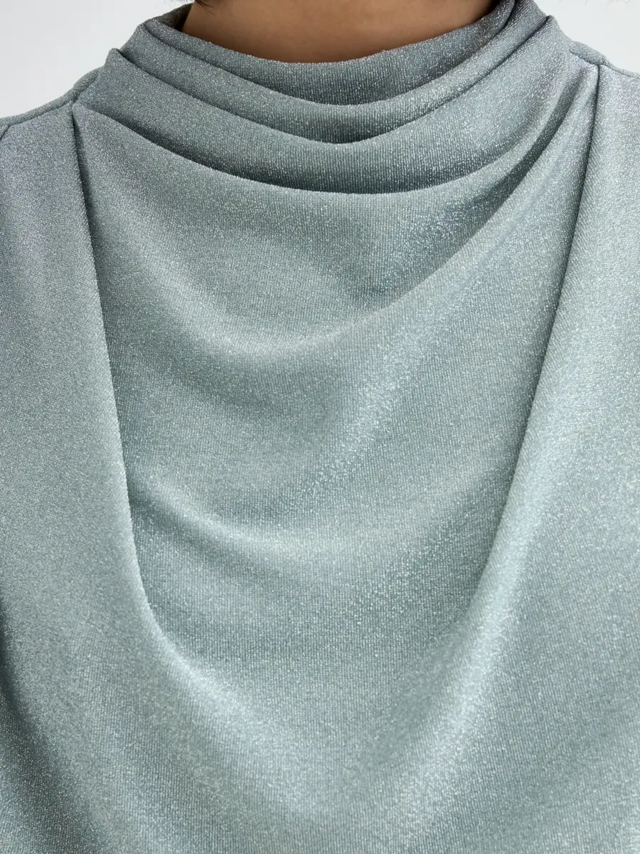 Платье с люрексом