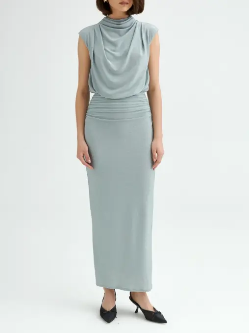 Платье с люрексом EMILIA DELL'ORO