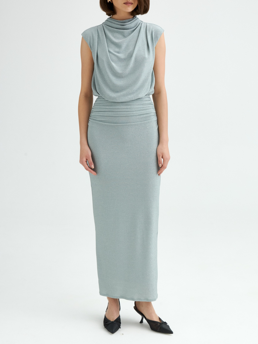 Платье с люрексом