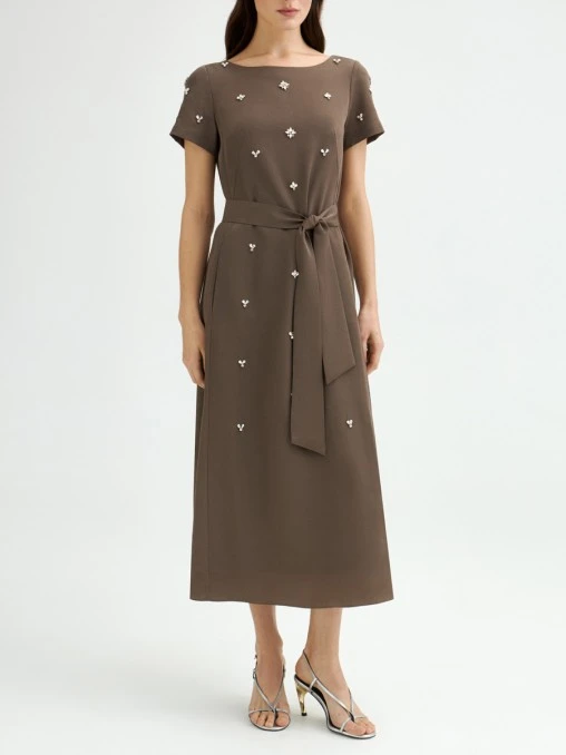 Платье с декором EMILIA DELL'ORO