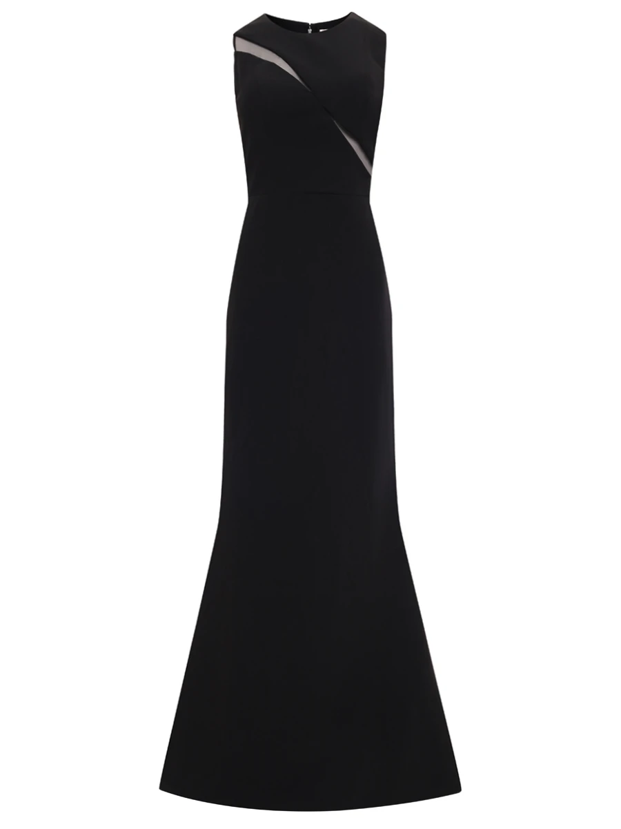 Платье однотонное