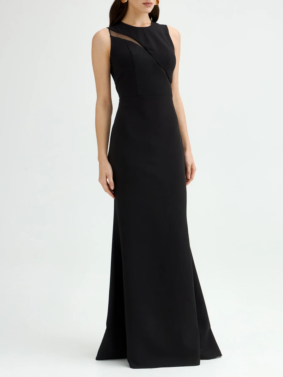 Платье однотонное