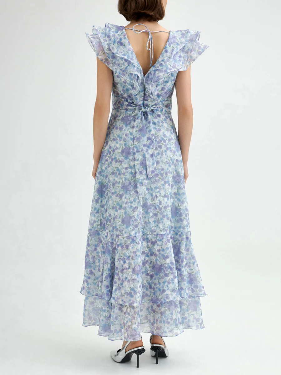 Платье с принтом