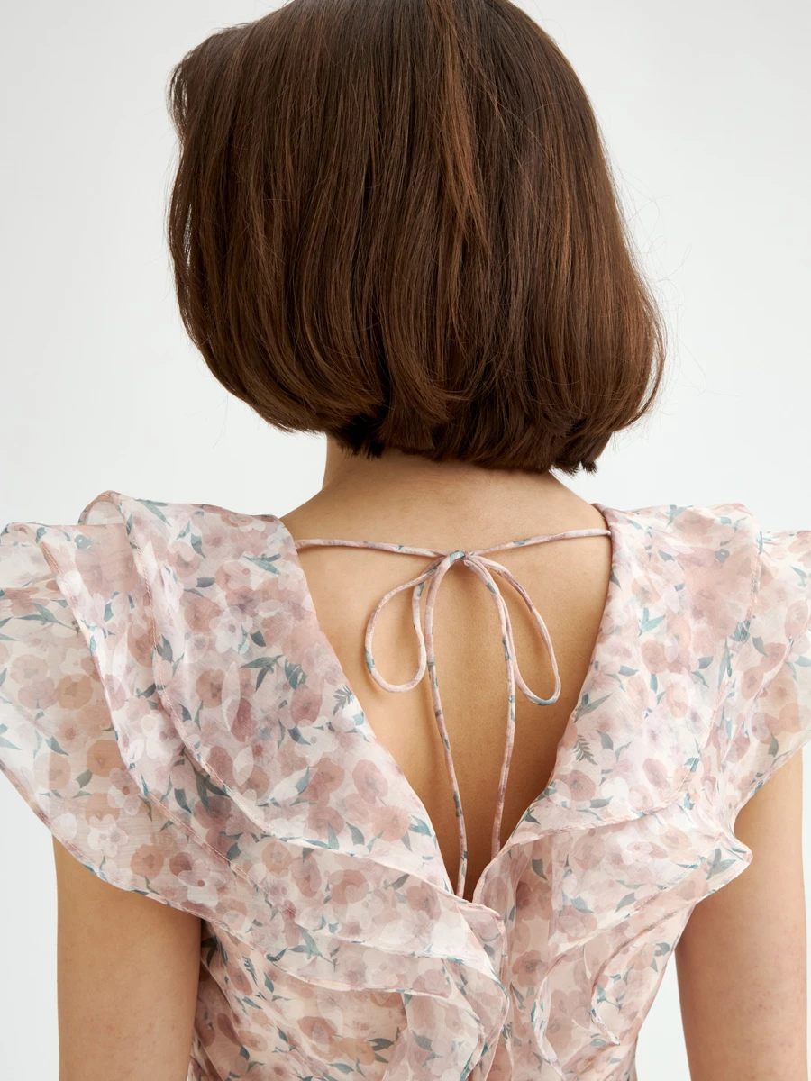 Платье с принтом