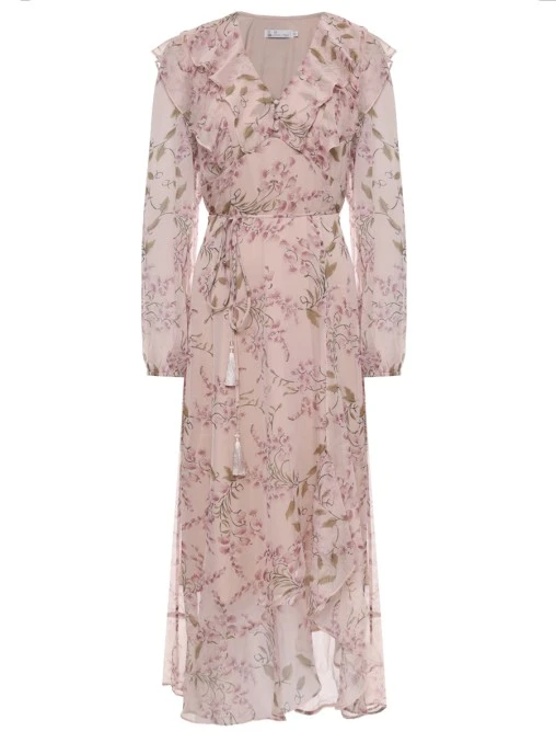 Платье с принтом EMILIA DELL'ORO