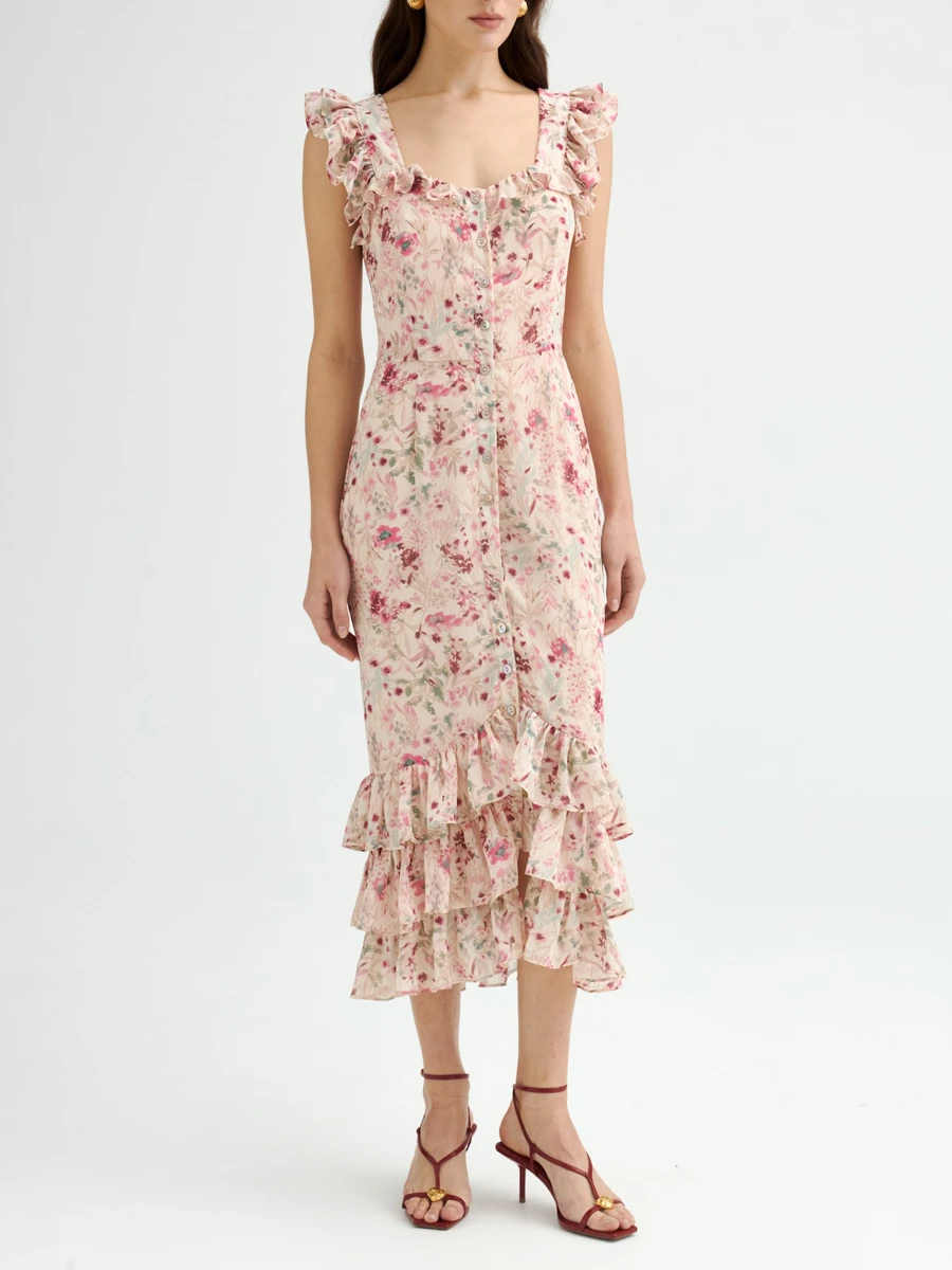 Платье с принтом