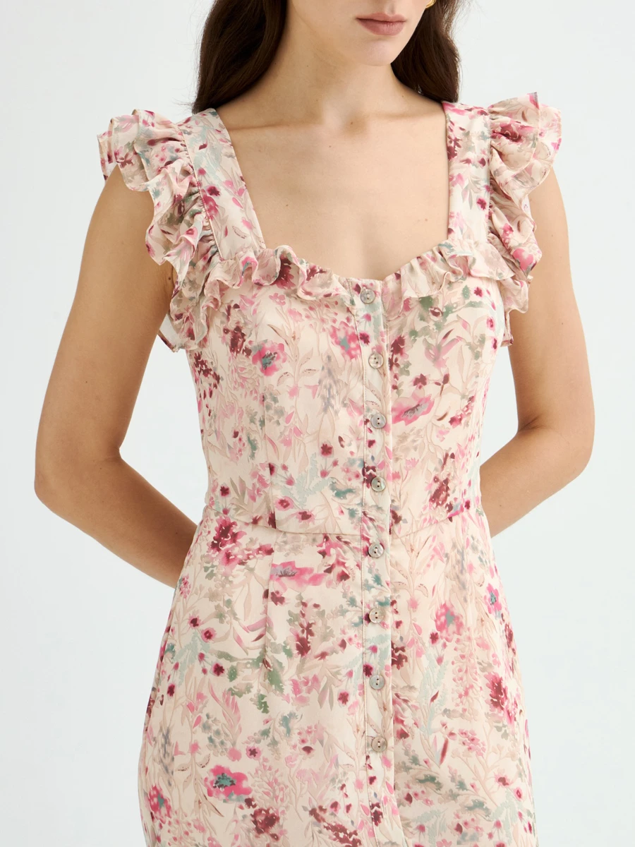 Платье с принтом