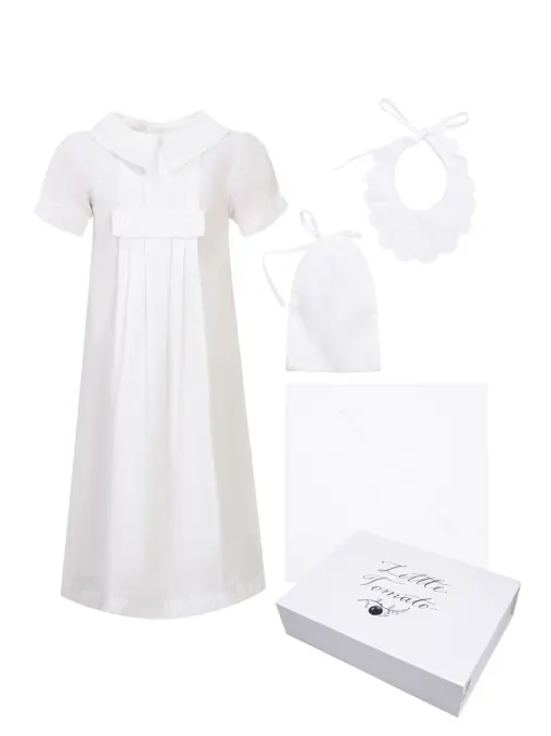 Крестильный набор хлопковый LITTLE TOMATO