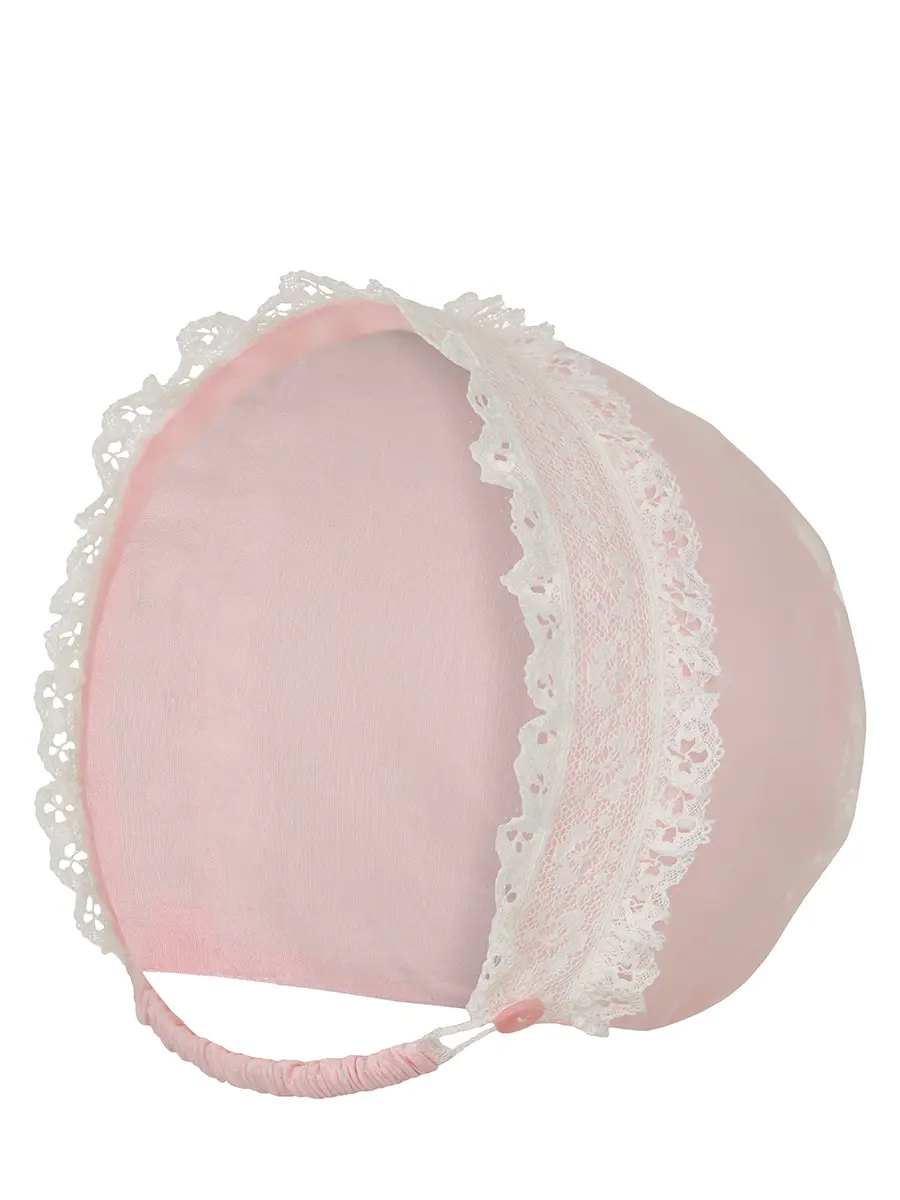 Набор на выписку для девочки из шелковой органзы и кружева