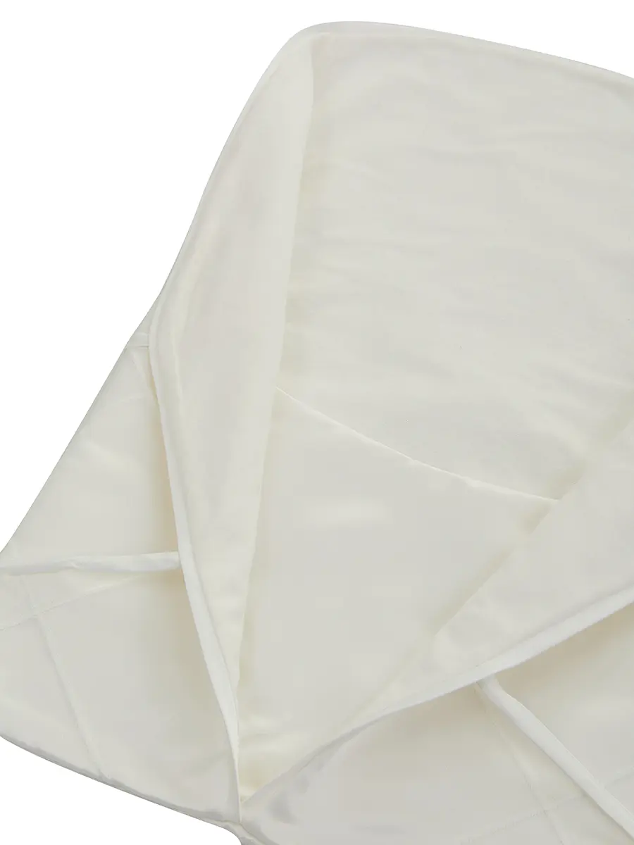 Набор на выписку для девочки из шелковой органзы и кружева