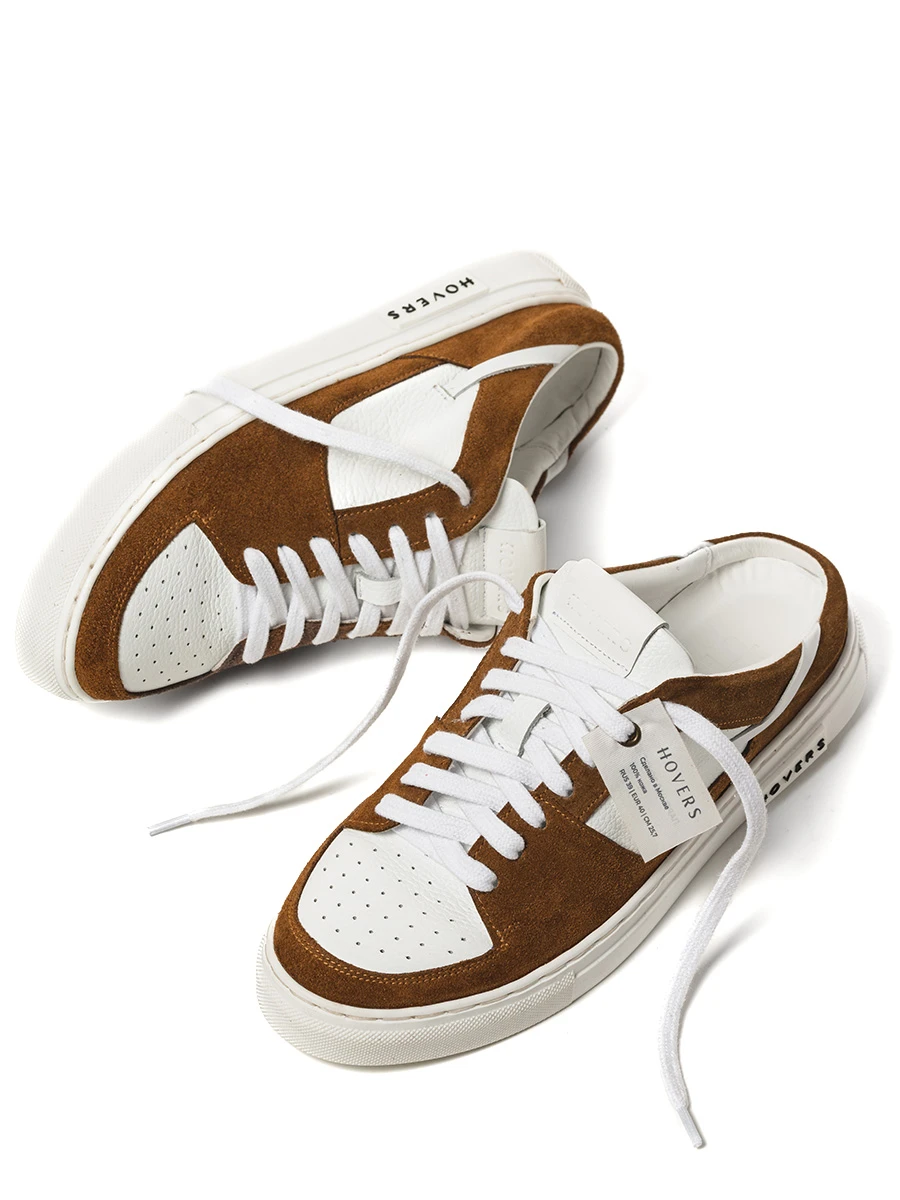 Кеды из кожи и замши