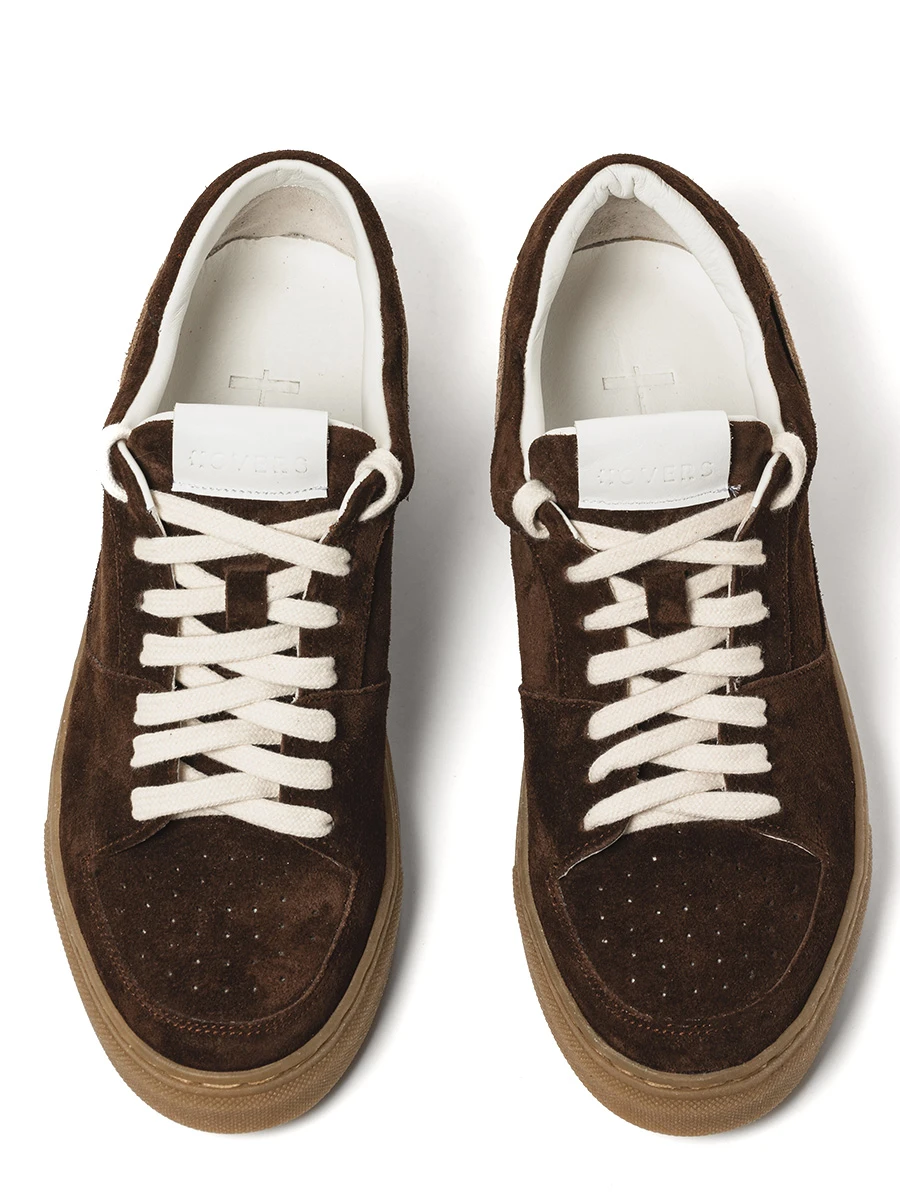 Кеды "Шоколадный брауни" замшевые