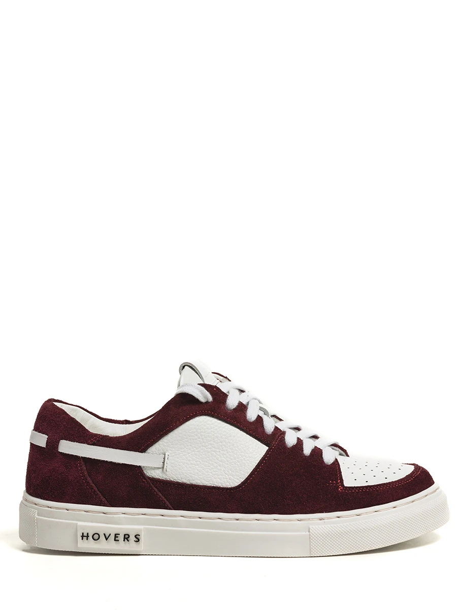 Кеды "Бургундия" из замши и кожи