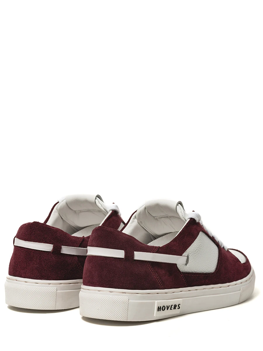 Кеды "Бургундия" из замши и кожи