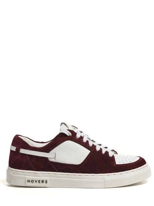 Кеды "Бургундия" из замши и кожи HOVERS