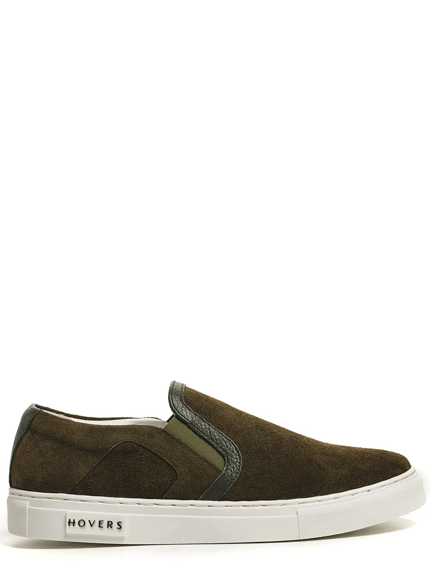 Слипоны замшевые