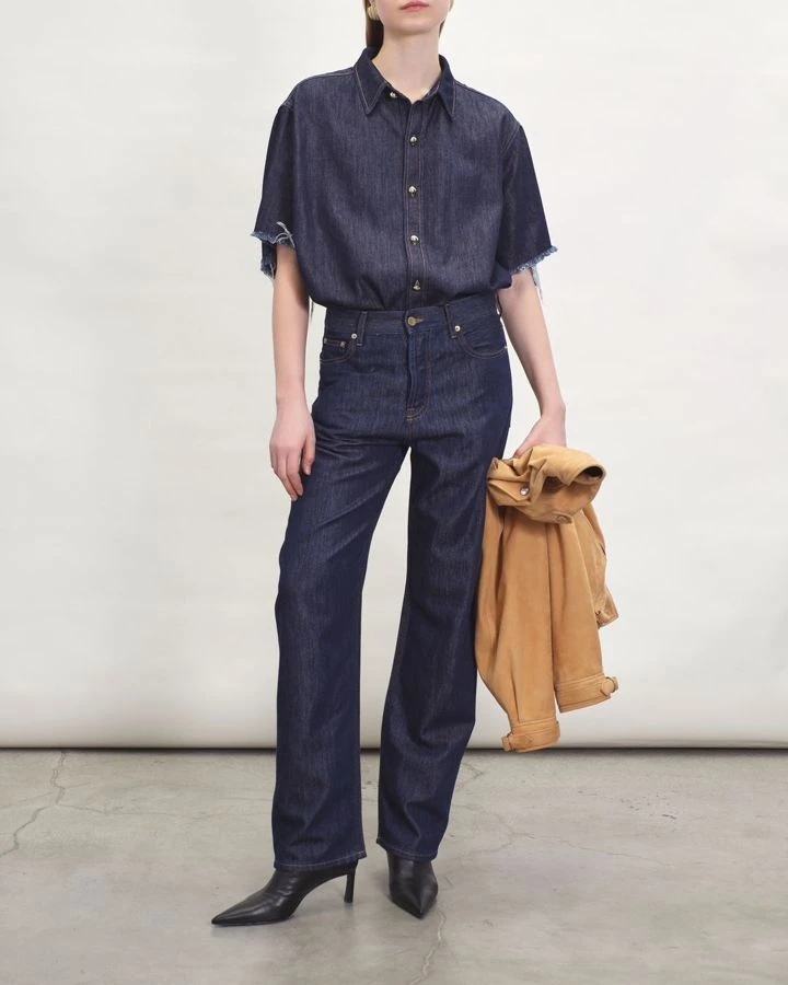 Рубашка джинсовая