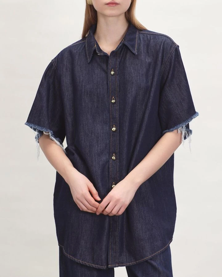 Рубашка джинсовая