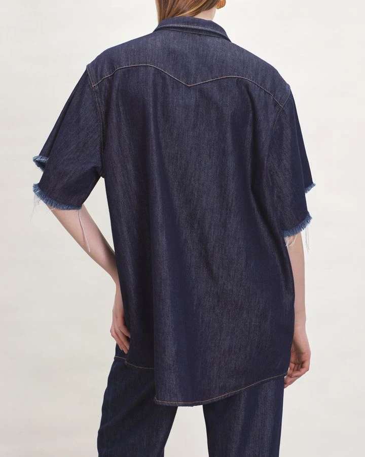 Рубашка джинсовая