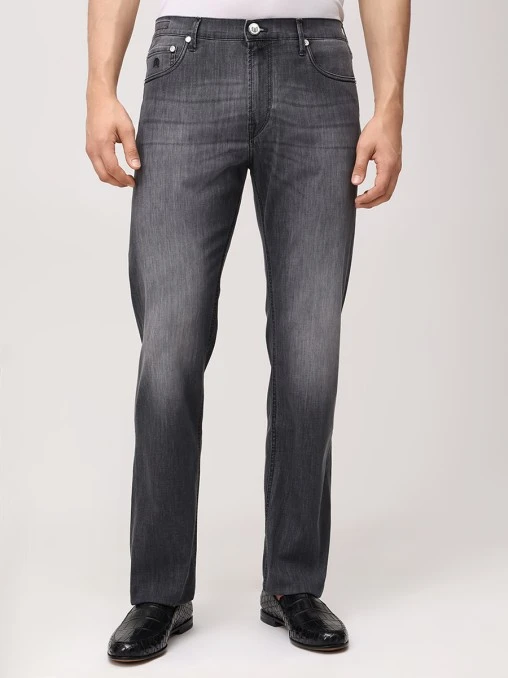 Джинсы Regular Fit хлопковые JOHNNY MANGLANI