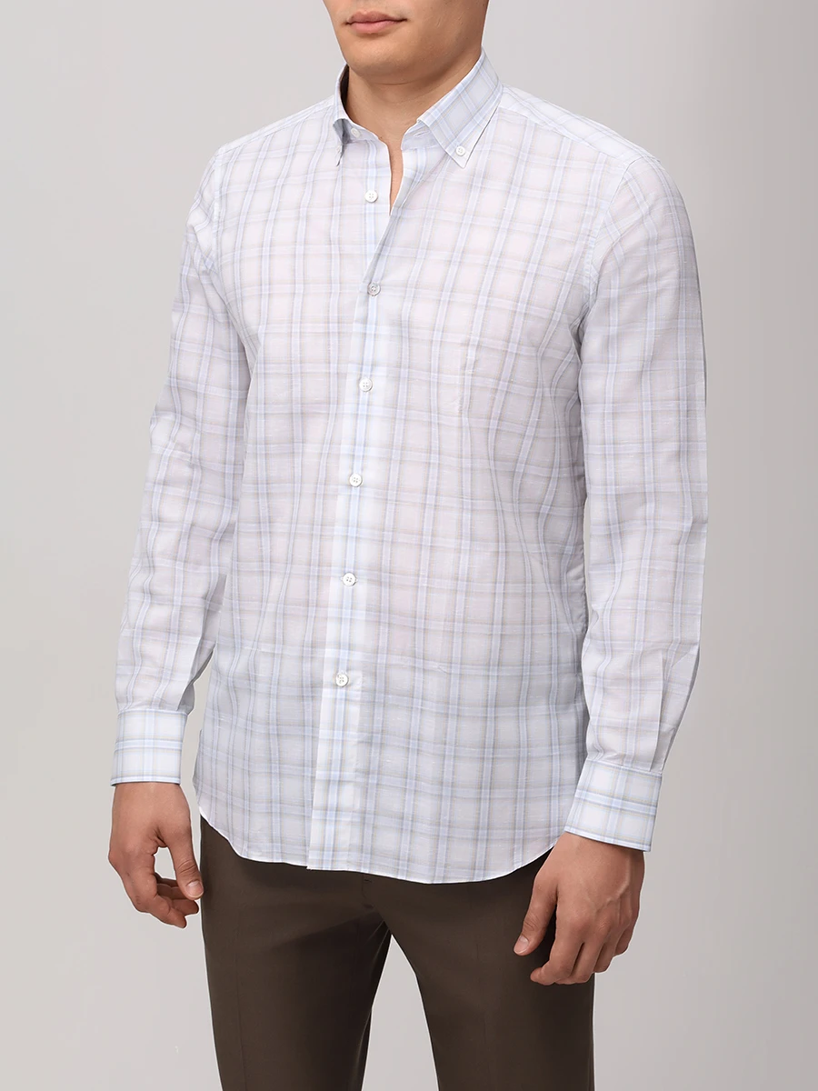 Рубашка Slim Fit хлопковая