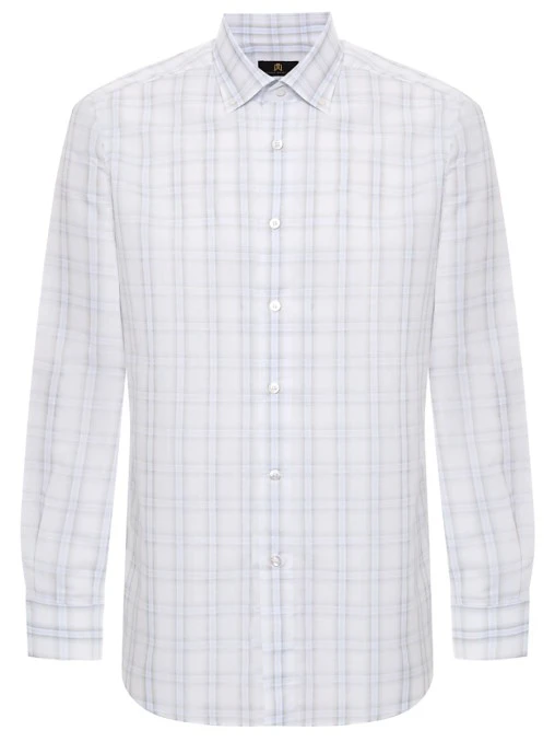 Рубашка Slim Fit хлопковая JOHNNY MANGLANI