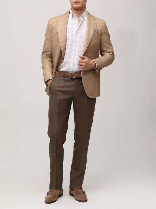 Рубашка Slim Fit хлопковая JOHNNY MANGLANI