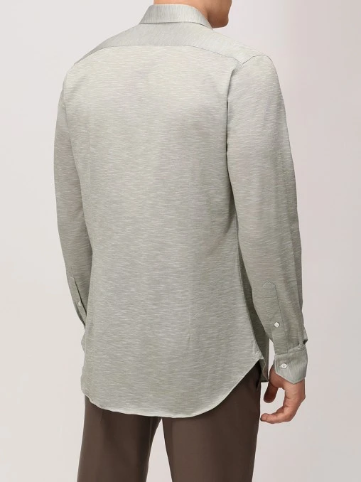 Рубашка Slim Fit хлопковая JOHNNY MANGLANI