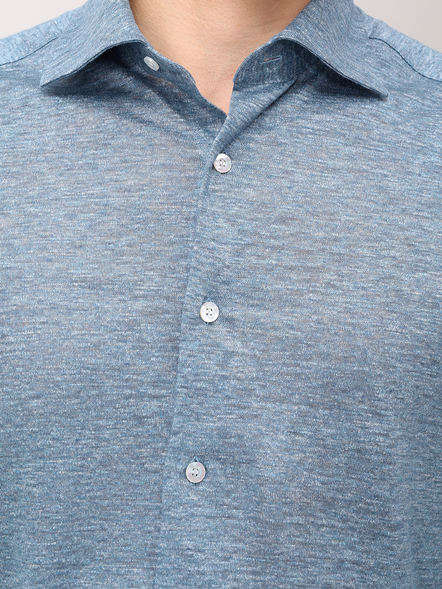 Рубашка Slim Fit льняная