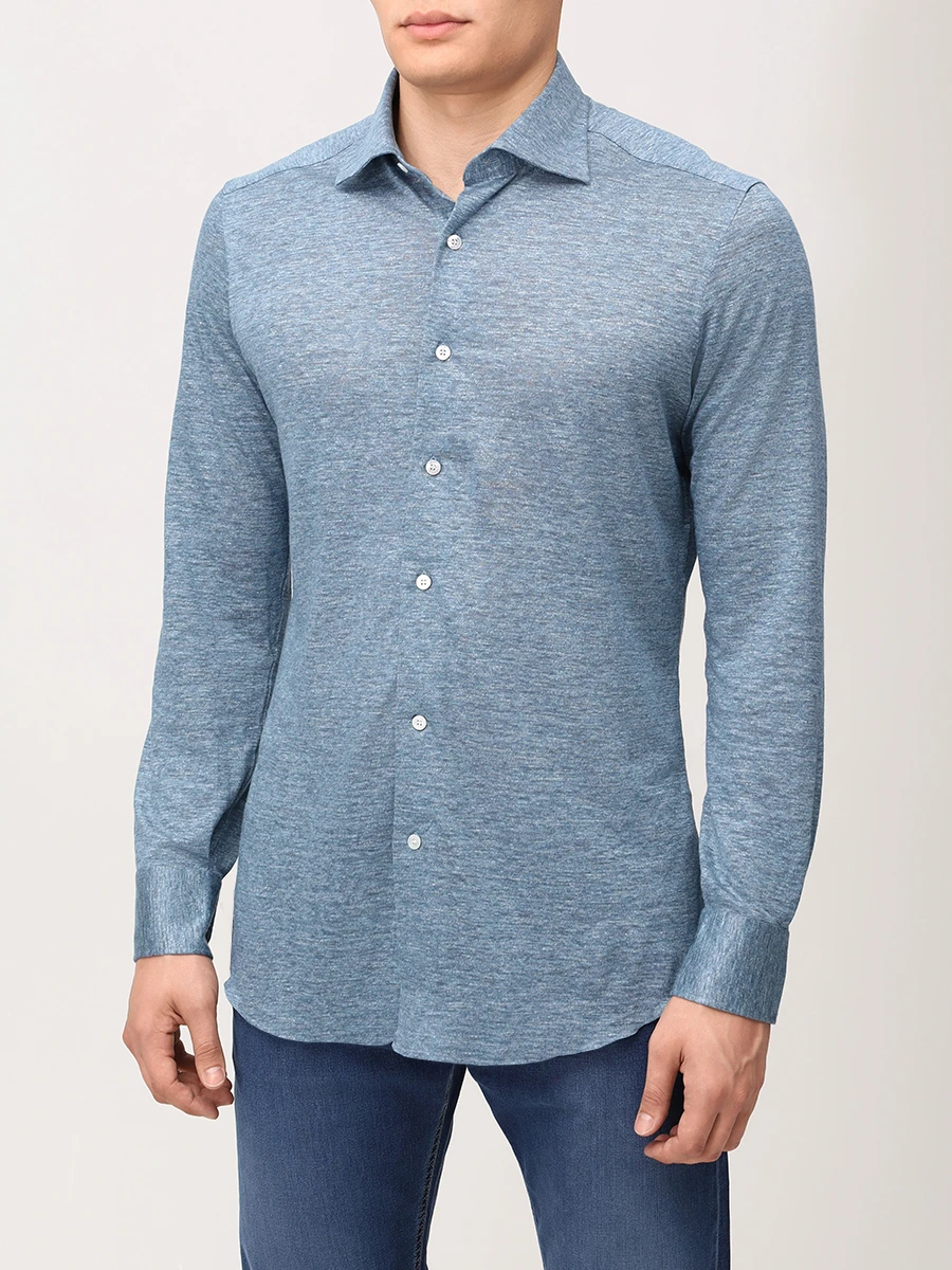 Рубашка Slim Fit льняная