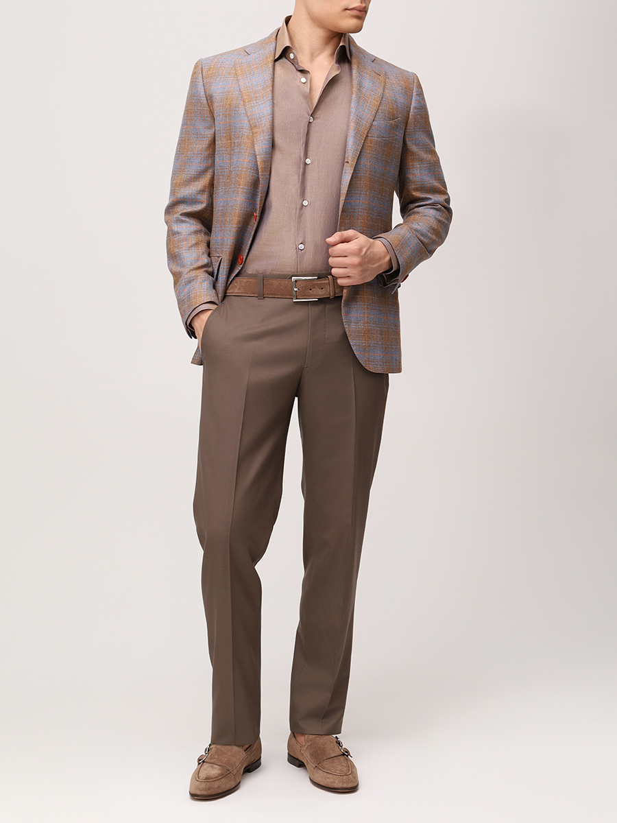 Рубашка Slim Fit хлопковая