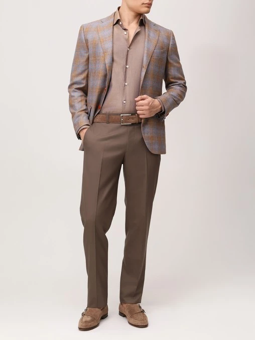 Рубашка Slim Fit хлопковая JOHNNY MANGLANI