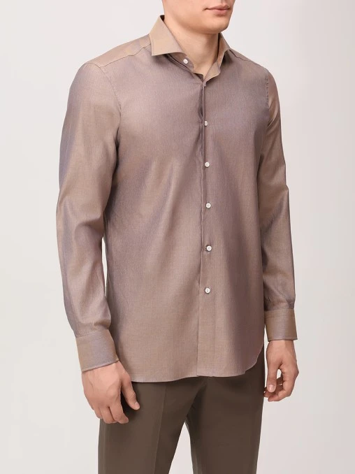Рубашка Slim Fit хлопковая JOHNNY MANGLANI