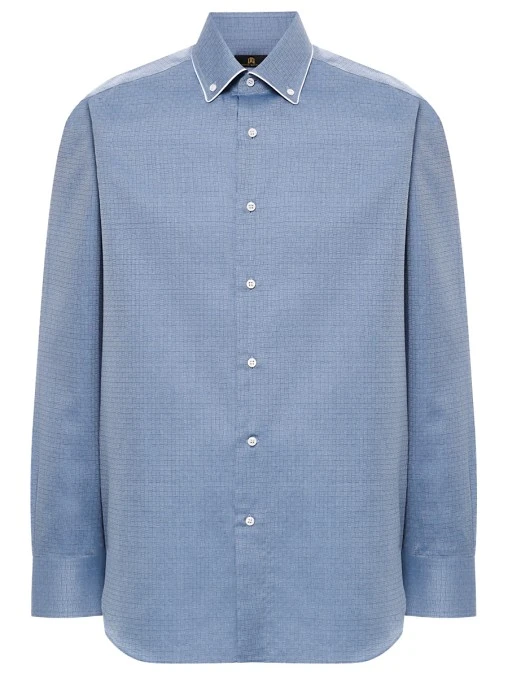 Рубашка Slim Fit хлопковая JOHNNY MANGLANI