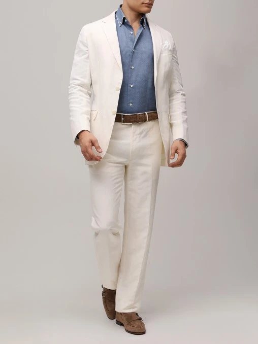 Рубашка Slim Fit хлопковая JOHNNY MANGLANI