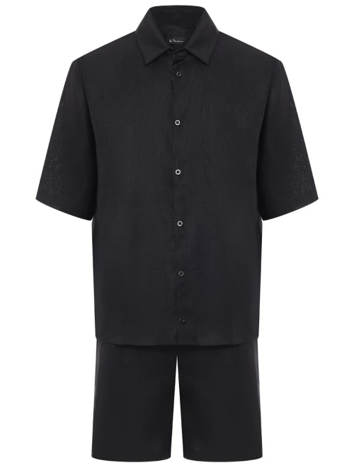 Костюм льняной Coal VIA DOLORE