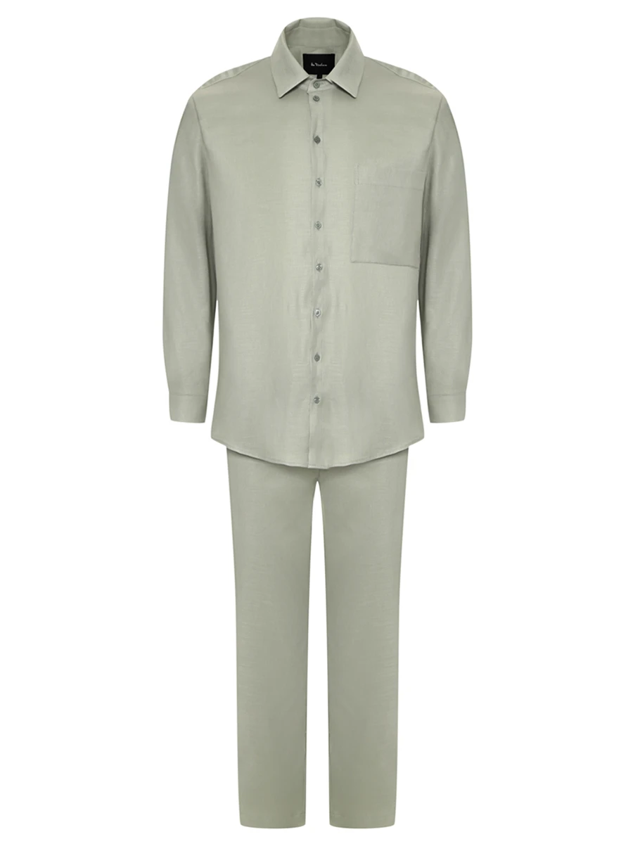 Костюм изо льна и вискозы Sage