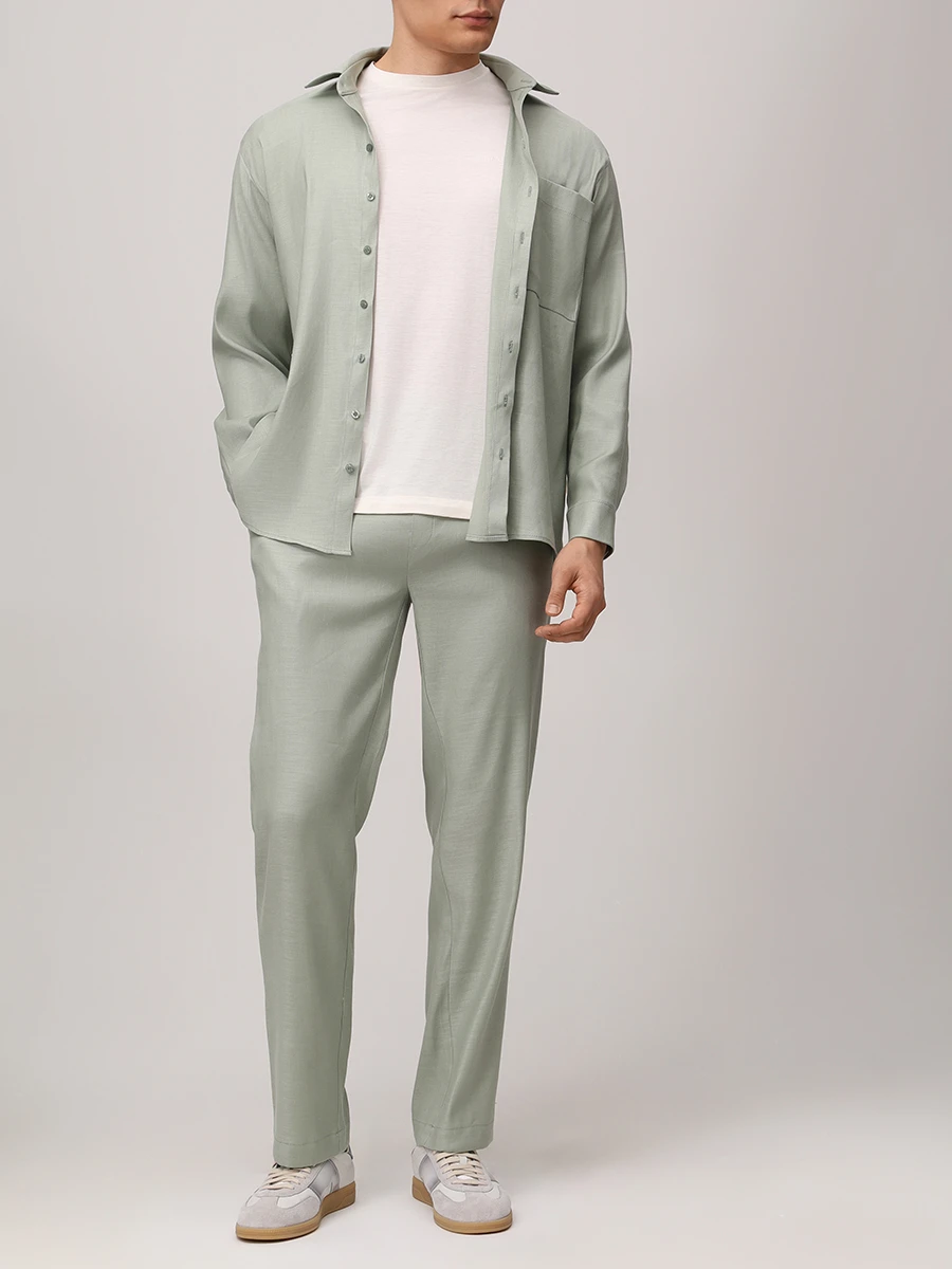 Костюм изо льна и вискозы Sage