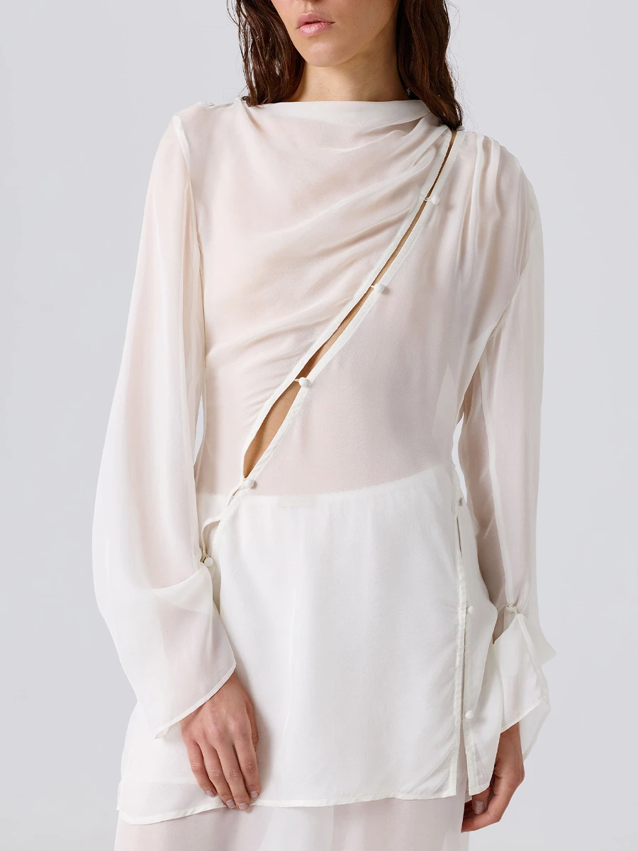 Блуза «Шелковый пар»