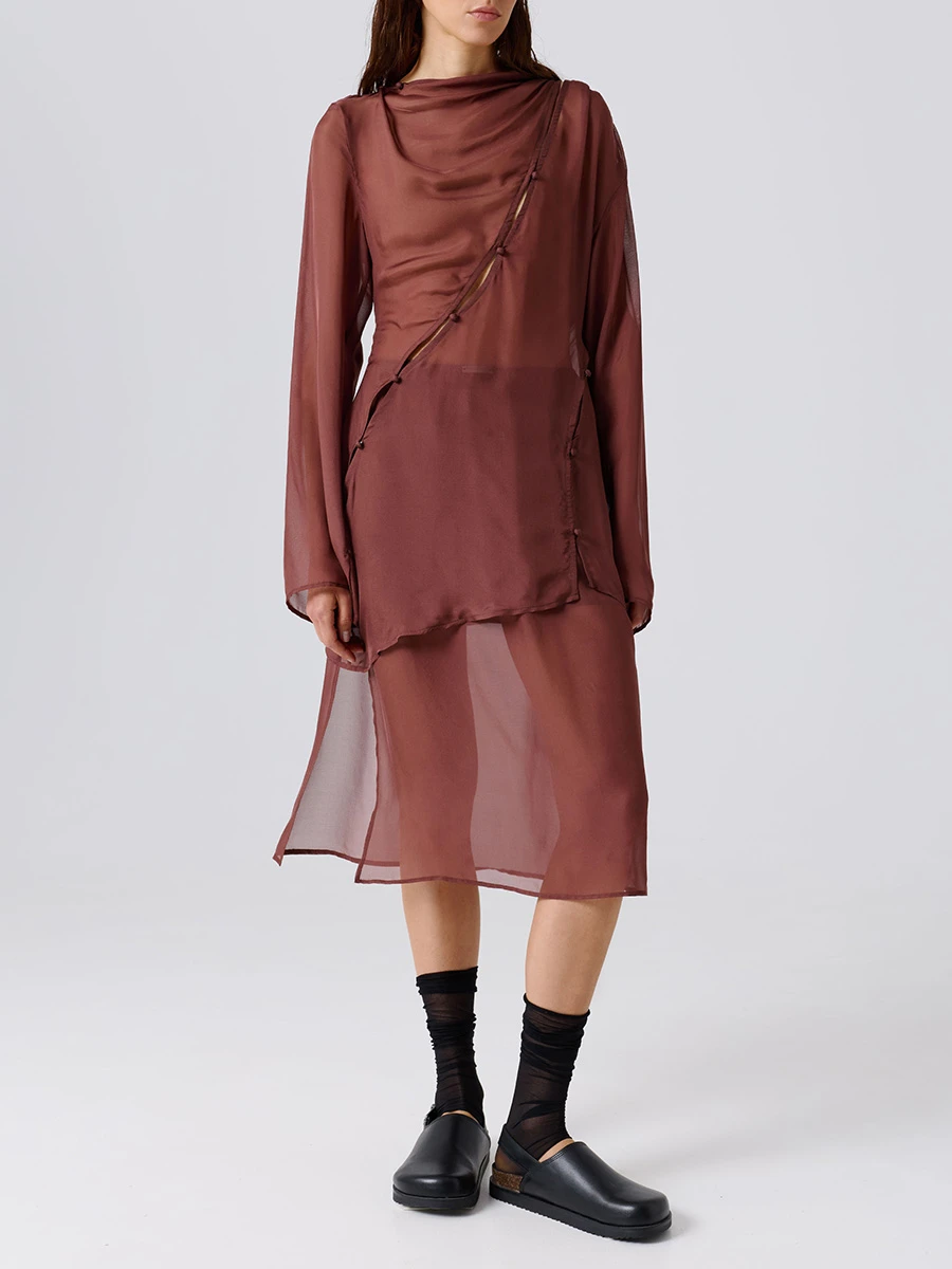 Блуза «Шелковый пар»