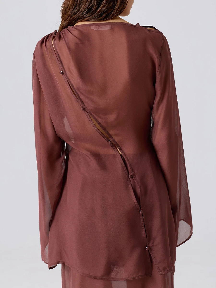 Блуза «Шелковый пар»